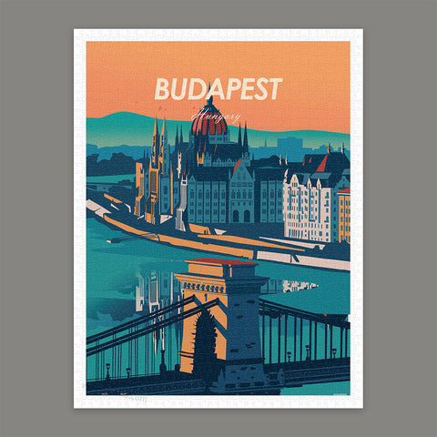 Pintoo H3474 World Travel by Studio Inception - Budapest - 1200 Piece Jigsaw Puzzle