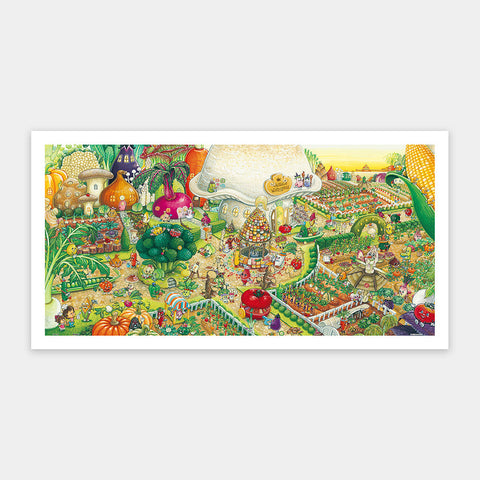 Pintoo H3477 Vegetable Kingdom - 800 Piece Jigsaw Puzzle by Shinji Yamamoto