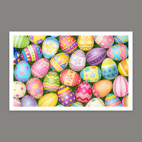 Pintoo H3485 Happy Easter Colorful Eggs - 1000 Piece Jigsaw Puzzle
