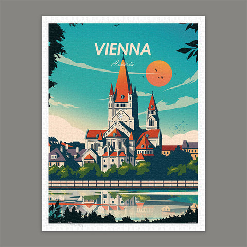 Pintoo H3503 World Travel by Studio Inception - Vienna - 1200 Piece Jigsaw Puzzle