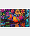 Pintoo H3551 Colors Carnival - Kingfisher Among Flowers - 1000 Piece Jigsaw Puzzle by Bigelow Illustrations
