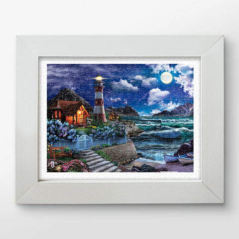 Pintoo H3565 Lighthouse in the Night by Image World - 300 Piece Jigsaw Puzzle
