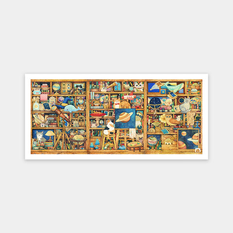 Pintoo H3579 Astronomical Collection Cabinet - 900 Piece Panorama Jigsaw Puzzle by Cotton Lion