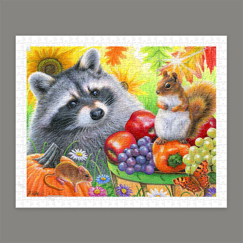 Pintoo H3611 Garden Friends by Bridget Voth - 500 Piece Jigsaw Puzzle