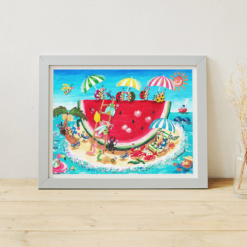 Pintoo H3615 Watermelon Party by Chimura Mayu - 1200 Piece Jigsaw Puzzle
