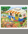 Pintoo H3640 Campervan Camping Day by Olivia Gibbs - 500 Piece Jigsaw Puzzle