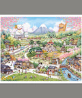 Pintoo H3707 Maneki Neko Village by YUKAN - 2000 Piece Jigsaw Puzzle