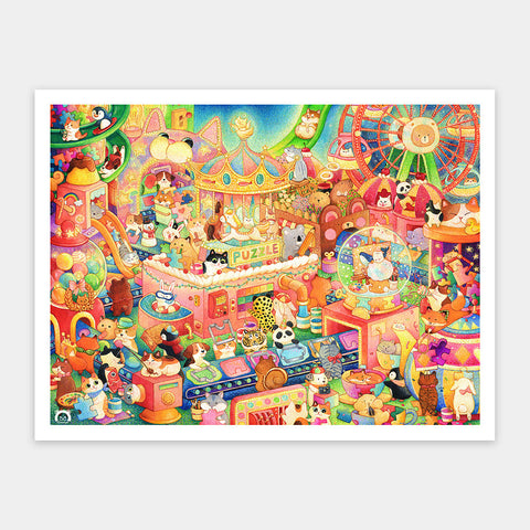 Pintoo H3749 Puzzleland - 1200 Piece Jigsaw Puzzle by Cotton Lion
