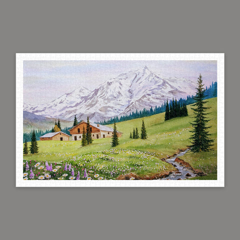 Pintoo H3799 Mountainous Tranquility - 1000 Piece Jigsaw Puzzle