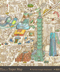 Pintoo H3824 Taipei MAP by Tom Parker - 1200 Piece Jigsaw Puzzle
