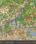 Pintoo H3824 Taipei MAP by Tom Parker - 1200 Piece Jigsaw Puzzle