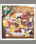 Pintoo H3876 Cat Ice Cream Shop - 900 Piece Jigsaw Puzzle by Keyto