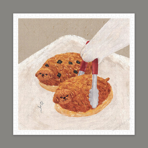 Pintoo H3878 Meat Floss Poodle - 900 Piece Jigsaw Puzzle by Keyto