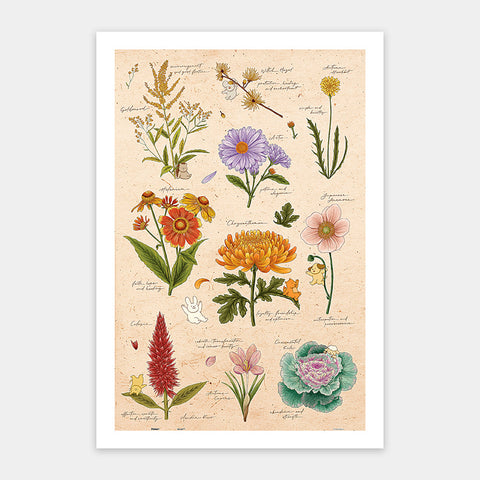 Pintoo H3895 Autumn Flowers - 600 Piece Jigsaw Puzzle by Mandie