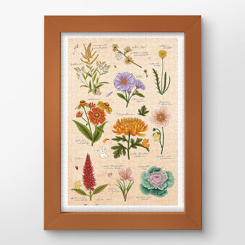 Pintoo H3895 Autumn Flowers - 600 Piece Jigsaw Puzzle by Mandie