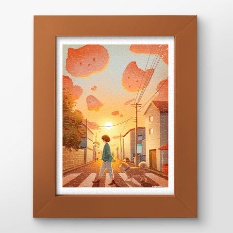 Pintoo H3974 Sunset - 300 Piece Jigsaw Puzzle by Yunzhen Ho