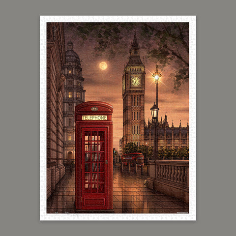 Pintoo H4188 Crimson Night at Big Ben - 1200 Piece Jigsaw Puzzle by sujin