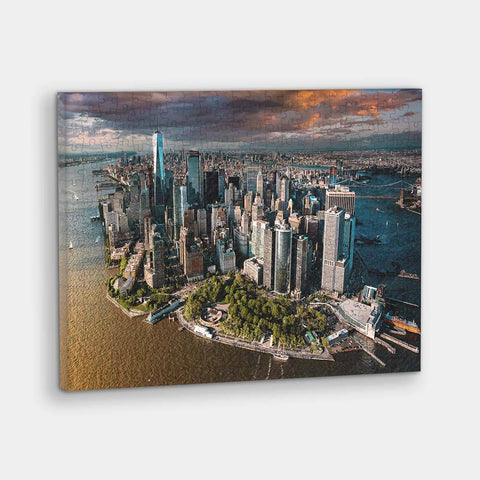 Pintoo HN1308 Aerial Photography by Henry Do - New York City, USA - 366 Piece Jigsaw Puzzle