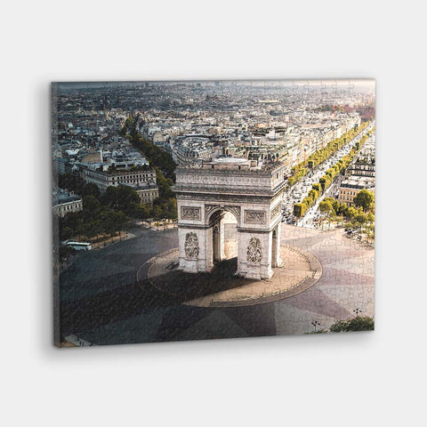 Pintoo HN1309 Aerial Photography - Arc De Triomphe, Paris - 366 Piece Jigsaw Puzzle by Henry Do