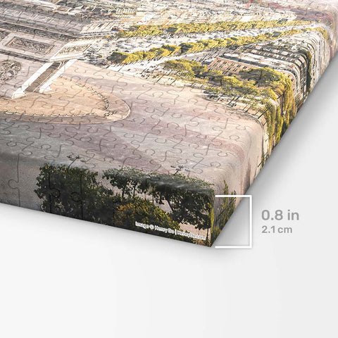Pintoo HN1309 Aerial Photography - Arc De Triomphe, Paris - 366 Piece Jigsaw Puzzle by Henry Do