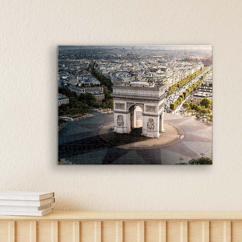 Pintoo HN1309 Aerial Photography - Arc De Triomphe, Paris - 366 Piece Jigsaw Puzzle by Henry Do