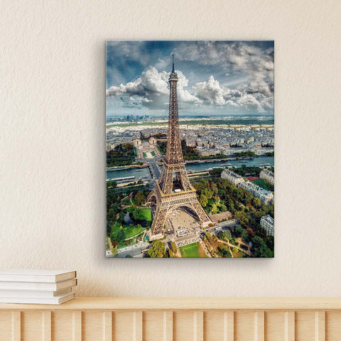 Pintoo HN1310 Aerial Photography - Eiffel Tower, Paris - 366 Piece Jigsaw Puzzle by Henry Do