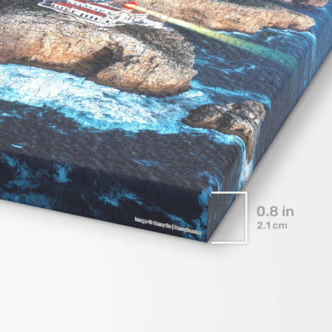 Pintoo HN1311 Aerial Photography - Ponta da Piedade Lighthouse, Portugal - 366 Piece Jigsaw Puzzle by Henry Do