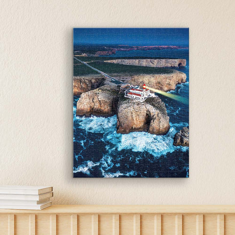 Pintoo HN1311 Aerial Photography - Ponta da Piedade Lighthouse, Portugal - 366 Piece Jigsaw Puzzle by Henry Do