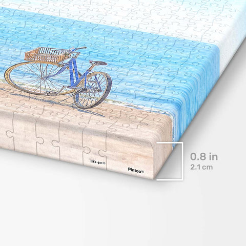 Pintoo HN1316 Away from the City - Tranquil Summer Beach - 366 Piece Jigsaw Puzzle