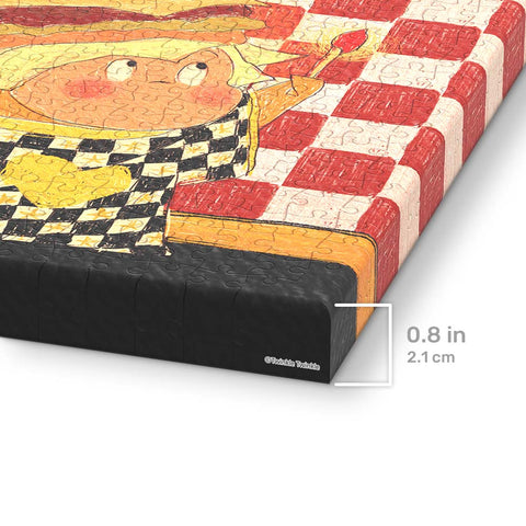 Pintoo HN1398 Freedom Burger by Twinkle Twinkle - 366 Piece Jigsaw Puzzle