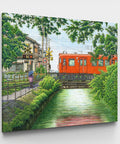 Pintoo HN1420 Sailing Across The River - 2176 Piece Jigsaw Puzzle by Tadashi Matsumoto