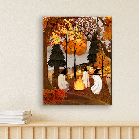 Pintoo HN1474 Autumn Bonfire - 366 Piece Jigsaw Puzzle by Katherine Blower