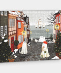 Pintoo HN1475 Harbor's First Snow - 366 Piece Jigsaw Puzzle by Katherine Blower