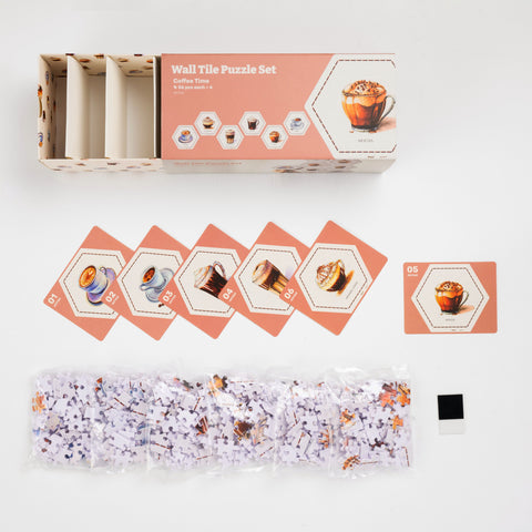 Pintoo HX1162 Coffee Time - Wall Tile Puzzle Set Jigsaw Puzzle
