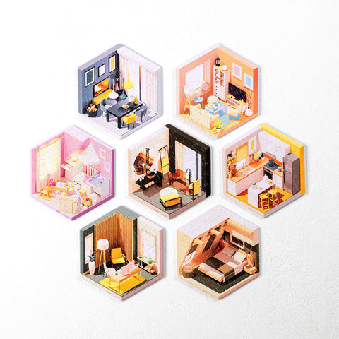Pintoo HX1164 Cozy Corner - Wall Tile Puzzle Set Jigsaw Puzzle