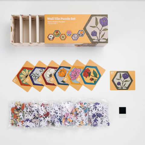 Pintoo HX1165 Retro Modern Garden - Wall Tile Puzzle Set Jigsaw Puzzle