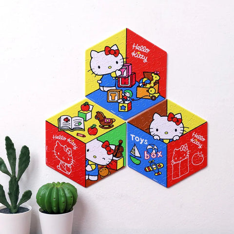 9 in 1 Hello Kitty - 513 Piece Puzzle Gift Box [Z1050]