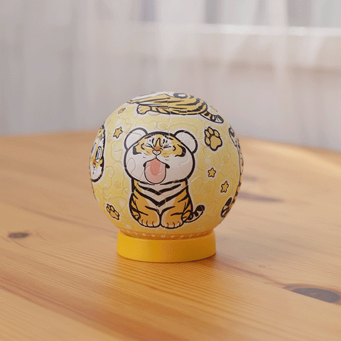 Pintoo J1119 Silly Little Tiger - Puzzle Sphere Light Jigsaw Puzzle by I Am Not a Fat Tiger