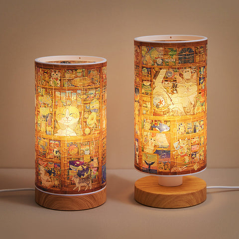 Pintoo JB1001 Cat's Shop - Puzzle Table Lamp Jigsaw Puzzle by Cotton Lion