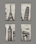 Pintoo JB1003 European Architecture - Puzzle Table Lamp Jigsaw Puzzle