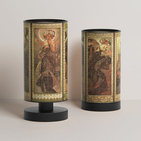 Pintoo JB1006 The Moon and the Stars - Puzzle Table Lamp Jigsaw Puzzle by Mucha