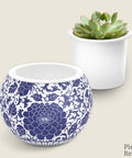 Pintoo K1101 Oriental Floral Ornament - Flower Pot Jigsaw Puzzle