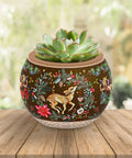 Pintoo K1130 Deer Carol - Flower Pot Jigsaw Puzzle