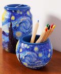 PieceRelax - The Starry Night - Puzzle Planter [K1153] - Vincent Van Gogh