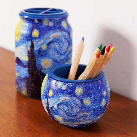 PieceRelax - The Starry Night - Puzzle Planter [K1153] - Vincent Van Gogh