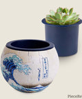 PieceRelax - The Great Wave of Kanagawa - Puzzle Planter [K1154] - Hokusai