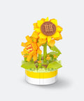 Pintoo KZ1028 Sunflower - Mini Bricks Potted Plant Jigsaw Puzzle