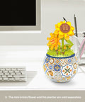 Pintoo KZ1028 Sunflower - Mini Bricks Potted Plant Jigsaw Puzzle