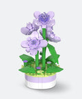 Pintoo KZ1029 Violet - Mini Bricks Potted Plant Jigsaw Puzzle