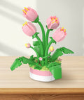 Pintoo KZ1030 Tulip - Mini Bricks Potted Plant Jigsaw Puzzle